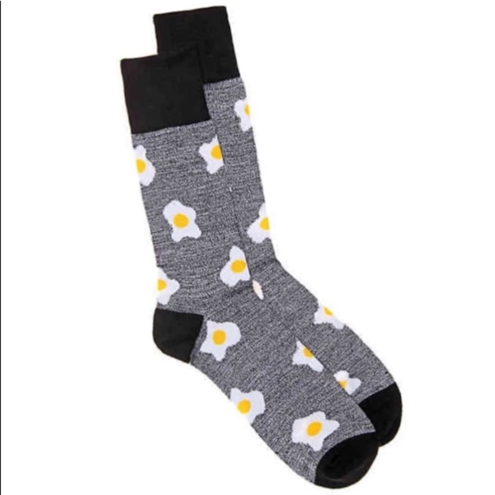 Novelty fun socks - Fried eggs sunny side up